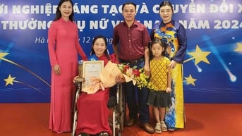 Nữ dược sĩ khuyết tật ươm ước mơ xanh trên cây rau má