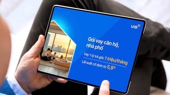 Mua nhà: Vay 1 tỉ trả gốc chỉ 1 triệu đồng/tháng tại VIB