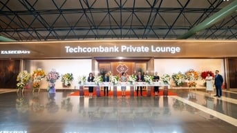 Khai trương phòng chờ Techcombank Private Lounge