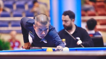 Trần Quyết Chiến xuất sắc vào chung kết World Cup billiards carom 3 băng