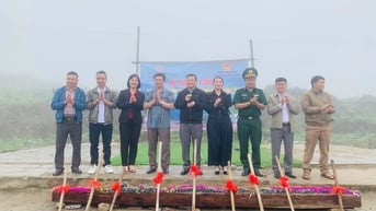 Quản Bạ: Khởi công điểm trường biên giới Phìn Chư