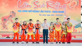 Liên hoan Lân Sư Rồng Hạ Long mở rộng 2025: Sân chơi tôn vinh bản sắc văn hóa dân tộc
