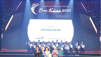 Giải ngân online của VietinBank đạt giải thưởng Sao Khuê năm 2025