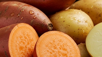 ការប្រើប្រាស់ដំឡូងផ្អែម និងដំឡូងបារាំងដែលគេស្គាល់តិចតួច