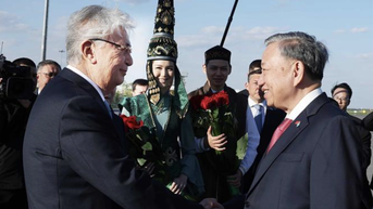 Tổng Bí thư Tô Lâm và Phu nhân bắt đầu thăm cấp Nhà nước Cộng hòa Kazakhstan