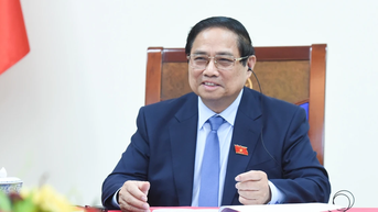 [Ảnh] Thủ tướng Phạm Minh Chính điện đàm với Thủ tướng Singapore Lawrence Wong