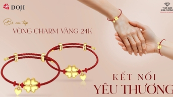 DOJI ra mắt bộ sưu tập charm vàng 24K mừng Ngày của mẹ