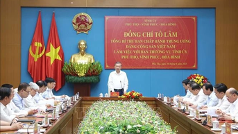 Tổng Bí thư: Tạo điều kiện phát triển các hành lang kinh tế xuyên suốt từ đồng bằng - trung du - miền núi