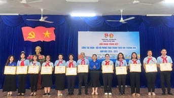 Tổng kết công tác đoàn trường học và công tác đội TP. Nha Trang năm học 2024 - 2025