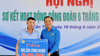 Nhiều hoạt động chăm lo đời sống đoàn viên, người lao động