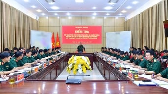Bộ Quốc phòng kiểm tra thực hiện nhiệm vụ quân sự, quốc phòng, sắp xếp lại cơ quan quân sự địa phương tại Nghệ An