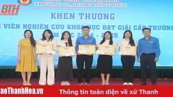Hội nghị Khoa học Tuổi trẻ sáng tạo và tổng kết hoạt động sinh viên nghiên cứu khoa học năm học 2024-2025