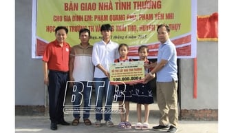 Khánh thành nhà “Tiếp sức đến trường” cho học sinh nghèo tại huyện Thái Thụy