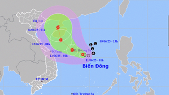 Hôm nay, áp thấp nhiệt đới mạnh lên thành bão số 1, nhiều nơi mưa vừa đến mưa to