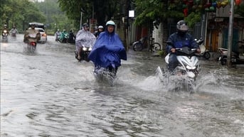 TP Huế đề phòng mưa lớn trong thời gian ngắn gây ngập cục bộ trong đô thị