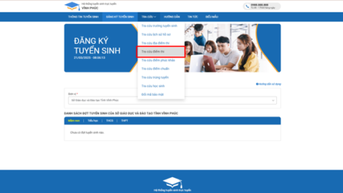 Hướng dẫn thao tác tra cứu điểm thi vào lớp 10 trực tuyến