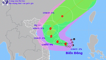 Biển Đông đón cơn bão đầu tiên trong năm 2025