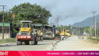 “Gỡ khó” cho dự án cải tạo, nâng cấp quốc lộ 8C ở Hà Tĩnh
