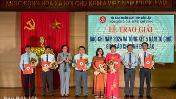 49 tác phẩm đoạt giải Giải Báo chí tỉnh Đắk Lắk lần thứ V năm 2024