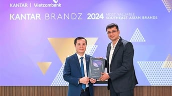 Thương hiệu Vietcombank được Kantar BrandZ định giá hơn 2,1 tỷ USD
