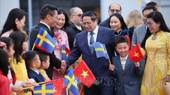 Thủ tướng Phạm Minh Chính tới Stockholm, bắt đầu thăm chính thức Thụy Điển