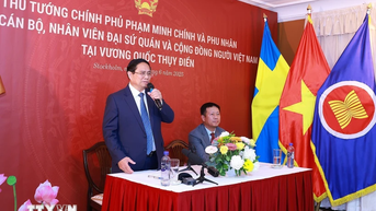 "Bà con làm việc, đóng góp tại Thụy Điển cũng như làm việc, đóng góp tại Việt Nam”