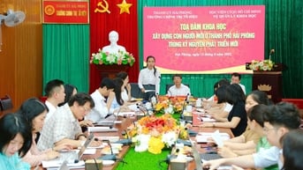 Tọa đàm khoa học xây dựng con người ở thành phố Hải Phòng trong kỷ nguyên phát triển mới