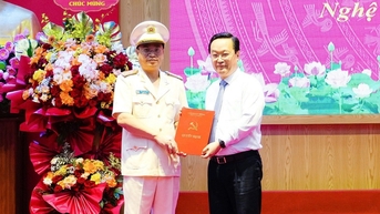 Nghệ An có tân giám đốc Công an