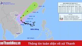 Bão số 1 mạnh lên cấp 11, loạt tỉnh miền Trung nguy cơ sạt lở