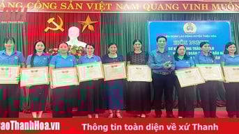 Liên đoàn Lao động huyện Thiệu Hóa: Điểm tựa tin cậy của người lao động