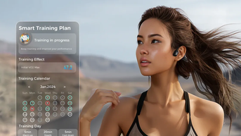 Bộ đôi tai nghe dẫn truyền xương HaptiFit Terra và Run SE chuyên cho bơi lội và chạy bộ