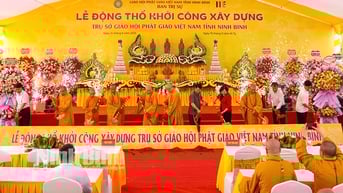 Khởi công xây dựng trụ sở Hội Phật giáo Việt Nam tỉnh Ninh Bình