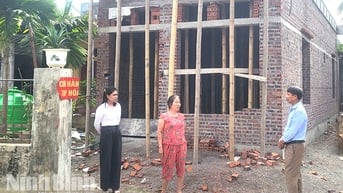 Ninh Bình tiếp tục hỗ trợ thêm nhiều hộ xây mới, sửa chữa nhà ở