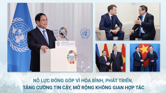Nỗ lực đóng góp vì hòa bình, phát triển, tăng cường tin cậy, mở rộng không gian hợp tác 