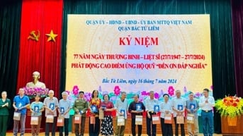 Gần 1,6 triệu người có công được tặng quà nhân dịp 27-7
