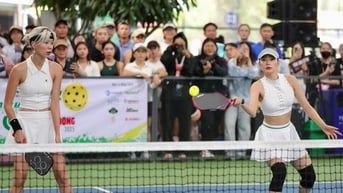 Sao Việt "đổ bộ" Giải Pickleball Báo Người Lao Động