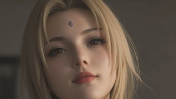 AI tái hiện Tsunade cực phẩm, fan Naruto "mất máu" hàng loạt