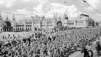 Loạt ảnh cực hiếm về thủ đô Moscow trong Thế chiến II