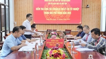Kiểm tra công tác chuẩn bị cho kỳ thi tốt nghiệp THPT năm 2025
