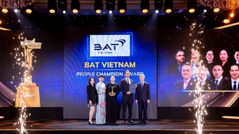 BAT Việt Nam được vinh danh “Lãnh đạo phát triển con người” tại giải thưởng Lãnh đạo xuất sắc - Việt Nam Excellence 2025