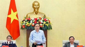 Chủ tịch Quốc hội Trần Thanh Mẫn chủ trì phiên họp về công tác nhân sự