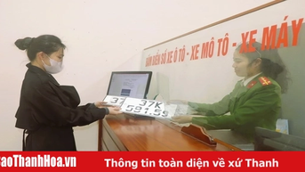 Thông tin về việc đăng ký, cấp biển số xe sau sáp nhập tỉnh