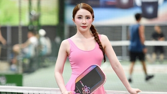 Diễn viên Quỳnh Nga nói điều đặc biệt trước giải pickleball của báo Dân trí