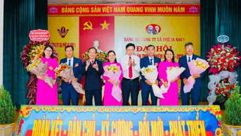 Đảng bộ Công ty Cà phê Ia Sao 1 tổ chức thành công Đại hội lần thứ XII