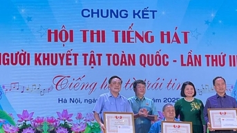 Trao giải Hội thi Tiếng hát người khuyết tật