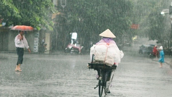 Thời tiết hôm nay (16/6): Miền Bắc tiếp tục mưa dông, Trung Bộ nắng nóng cao điểm