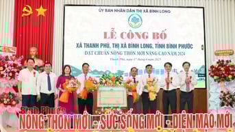 Thanh Phú đạt chuẩn xã nông thôn mới nâng cao
