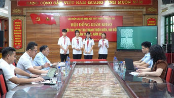 Sôi nổi vòng chung khảo Cuộc thi Sáng tạo thanh thiếu niên, nhi đồng tỉnh Lào Cai lần thứ 20
