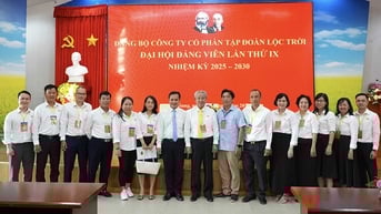 Đảng bộ Công ty Cổ phần Tập đoàn Lộc Trời tổ chức Đại hội đảng viên nhiệm kỳ 2025 - 2030