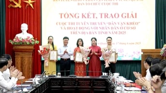 Tổng kết Cuộc thi tuyên truyền Dân vận khéo và hoạt động với Nhân dân ở cơ sở năm 2025